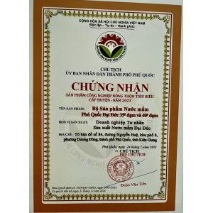 Các chứng nhận đạt được